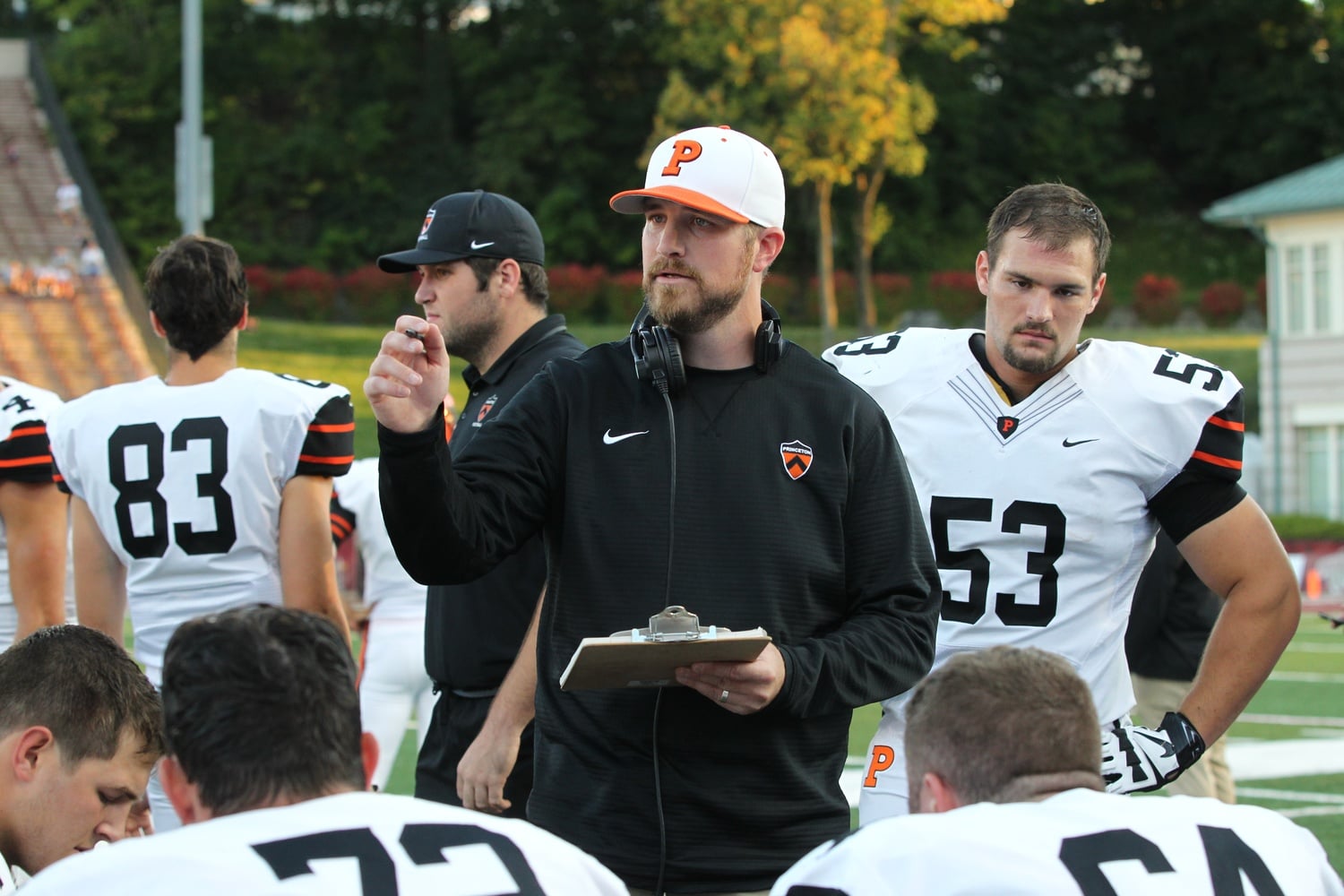After four years there as a player, Aurich spent eight seasons on the coaching staff for Princeton. This weekend, he'll be looking to keep Harvard's Ivy League title hopes alive.