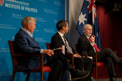 Cover image for Former Australian Prime Minister Kevin Rudd Talks China, New Book at IOP Forum