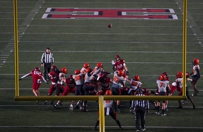 Cover image for Putting the Foot in Football: Harvard’s Kicking Duo ‘Live For Pressure’
