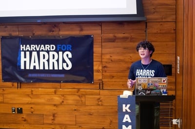 Cover image for Harvard Students for Harris Travels to Georgia, Maine to Campaign Ahead of Election