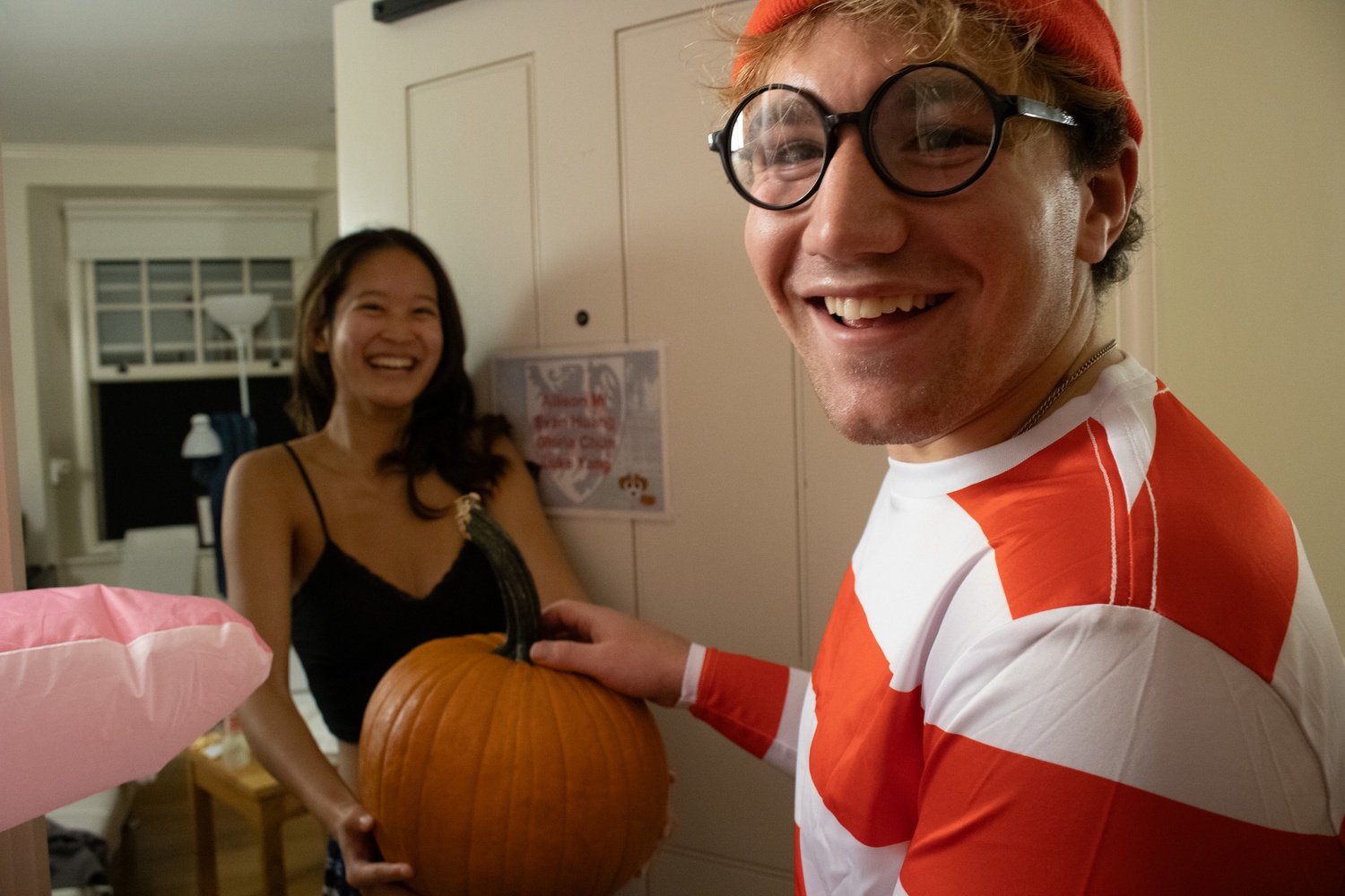 In Winthrop, we got a full pumpkin!