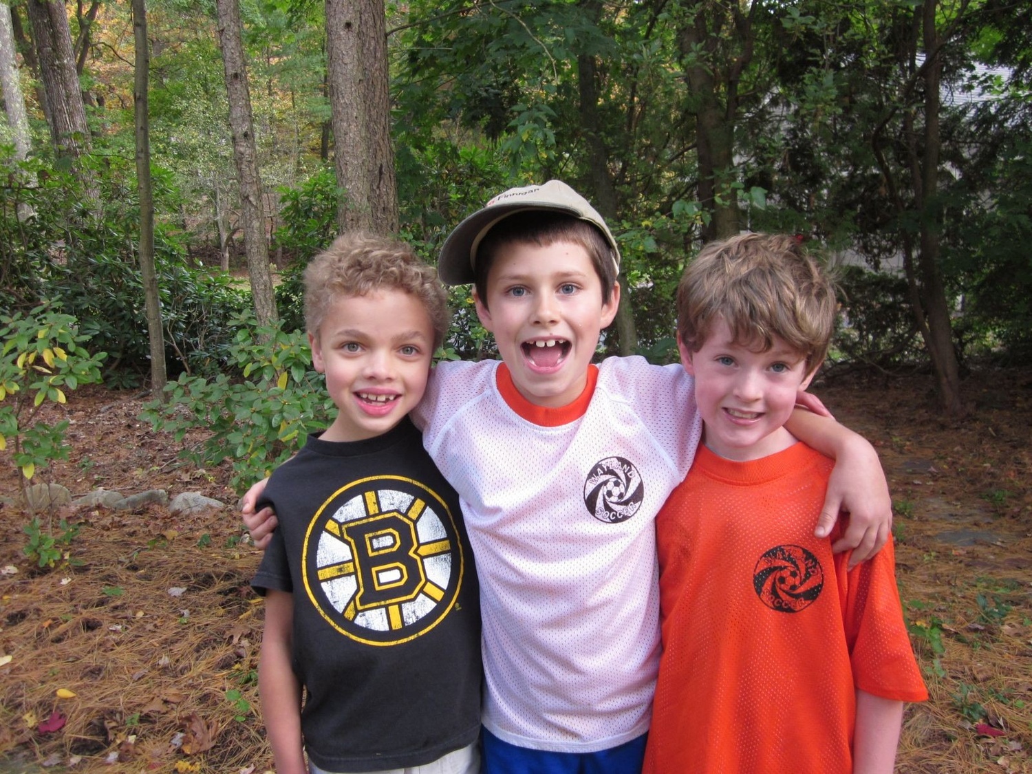 Ryan Murdock, left, gathers with friends in third grade. From left to right: Murdock, Zach Marto, and Jack McCahan.