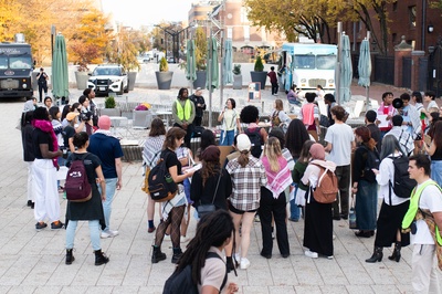 Cover image for Harvard Law Students Banned From Library Over Study-In, HOOP Says at Rally