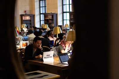 Cover image for Library Study-Ins: A New Chapter for Pro-Palestine Activism at Harvard