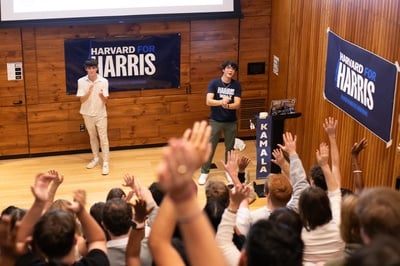 Cover image for Harvard Students for Harris Makes Final Push in Key Battleground State