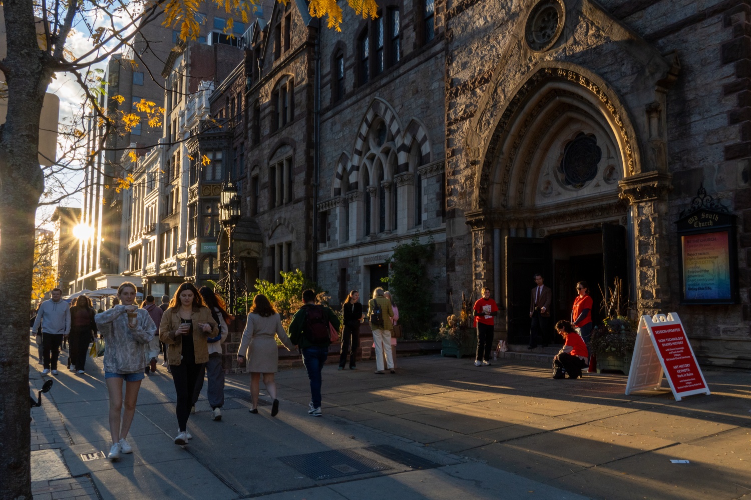 Aiden Thomas, author of "Celestial Monsters," gave the Young Adult keynote speech at the Boston Book Festival on Oct. 26. This keynote took place in Old South Church's Mary Norton Hall.