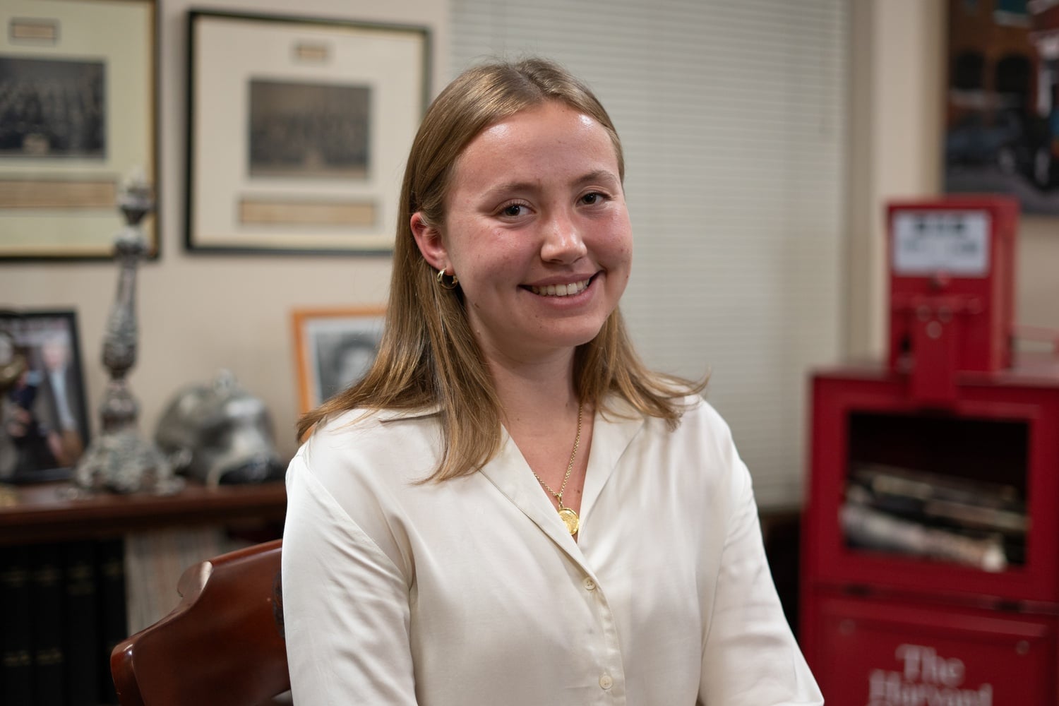 McKenna E. McKrell '26 will serve as president of The Crimson's 152nd Guard.