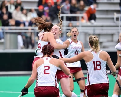 Cover image for Harvard Field Hockey Takes on Rival Princeton in Final Four