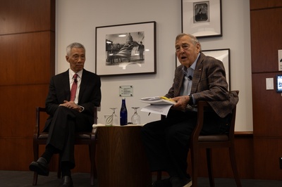 Cover image for Former Singapore PM Discusses National Governance at HKS Godkin Lecture