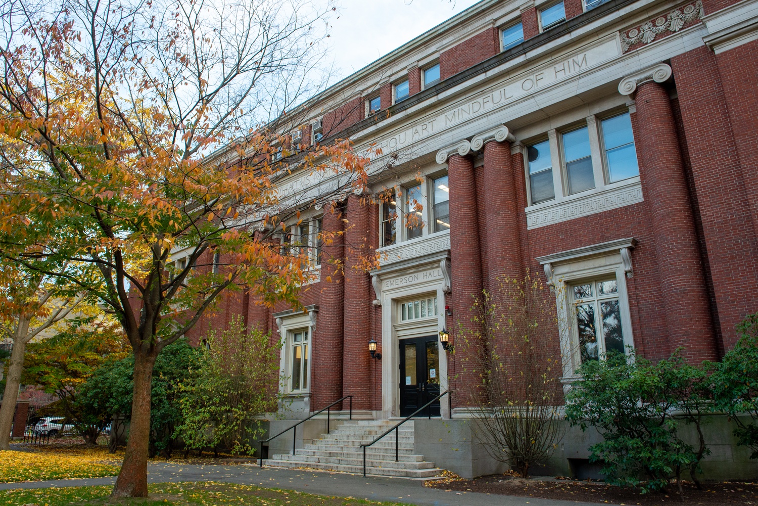 Harvard's Philosophy department is located in Emerson Hall.
