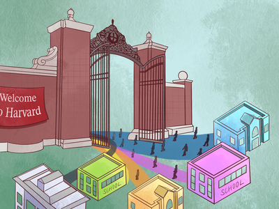 Cover image for Most Schools Dream of Sending Students to Harvard. These 21 Expect To.