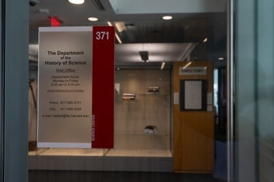 Cover image for History of Science Department