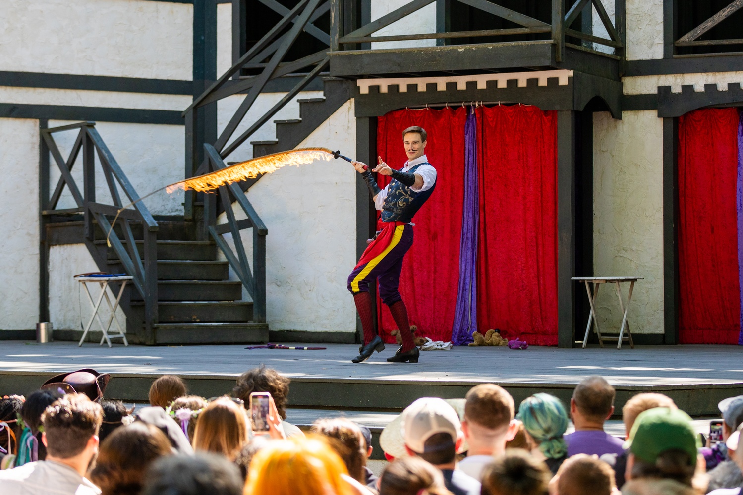 Jacques Ze Whipper, a Renaissance Fair performer, went viral for his whip-cracking tricks.