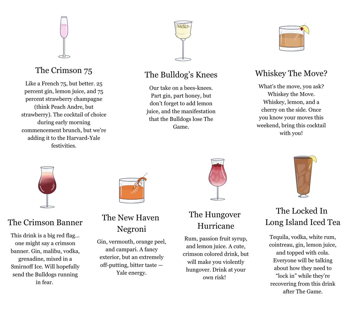 Harvard-Yale Cocktails