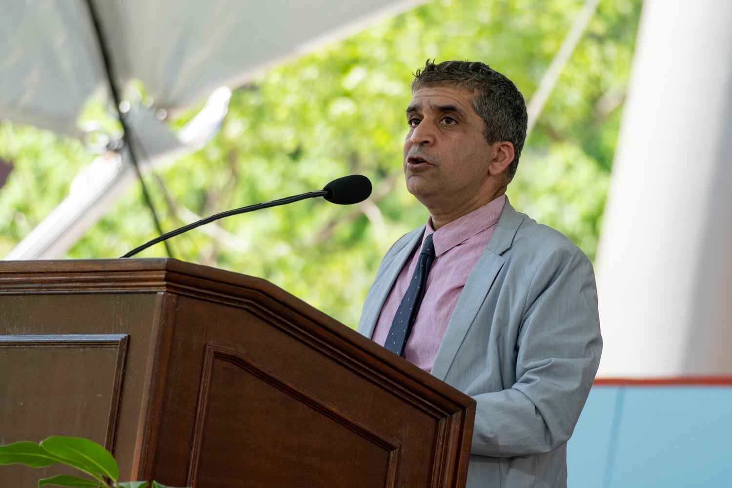 Khurana speaks at Harvard's 2024 Commencement ceremony.