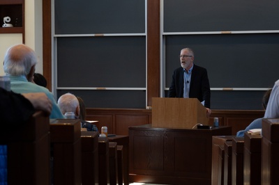 Cover image for History Professor Derek J. Penslar Speaks at Austin Hall
