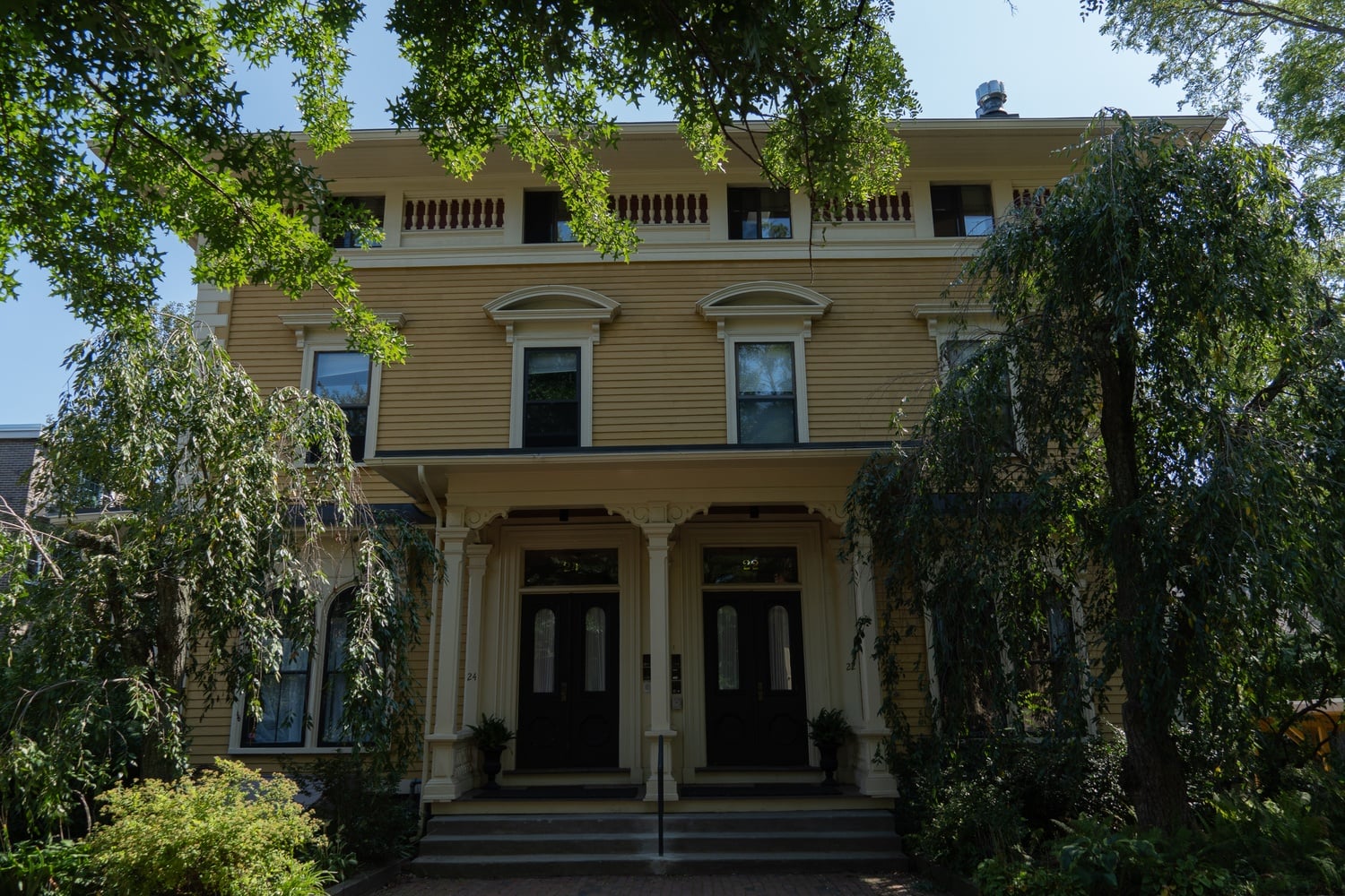 22 and 24 Inman Street Street is a multi-family home located in Cambridge.
