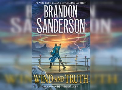 Cover image for Cover of Brandon Sanderson's 'Wind and Truth'