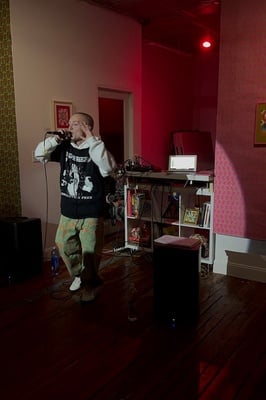 Cover image for Nick Shea Blue Triangle Gallery Rapping