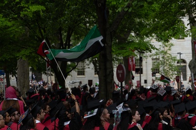 Cover image for Palestinian Flag at 2024 Commencement