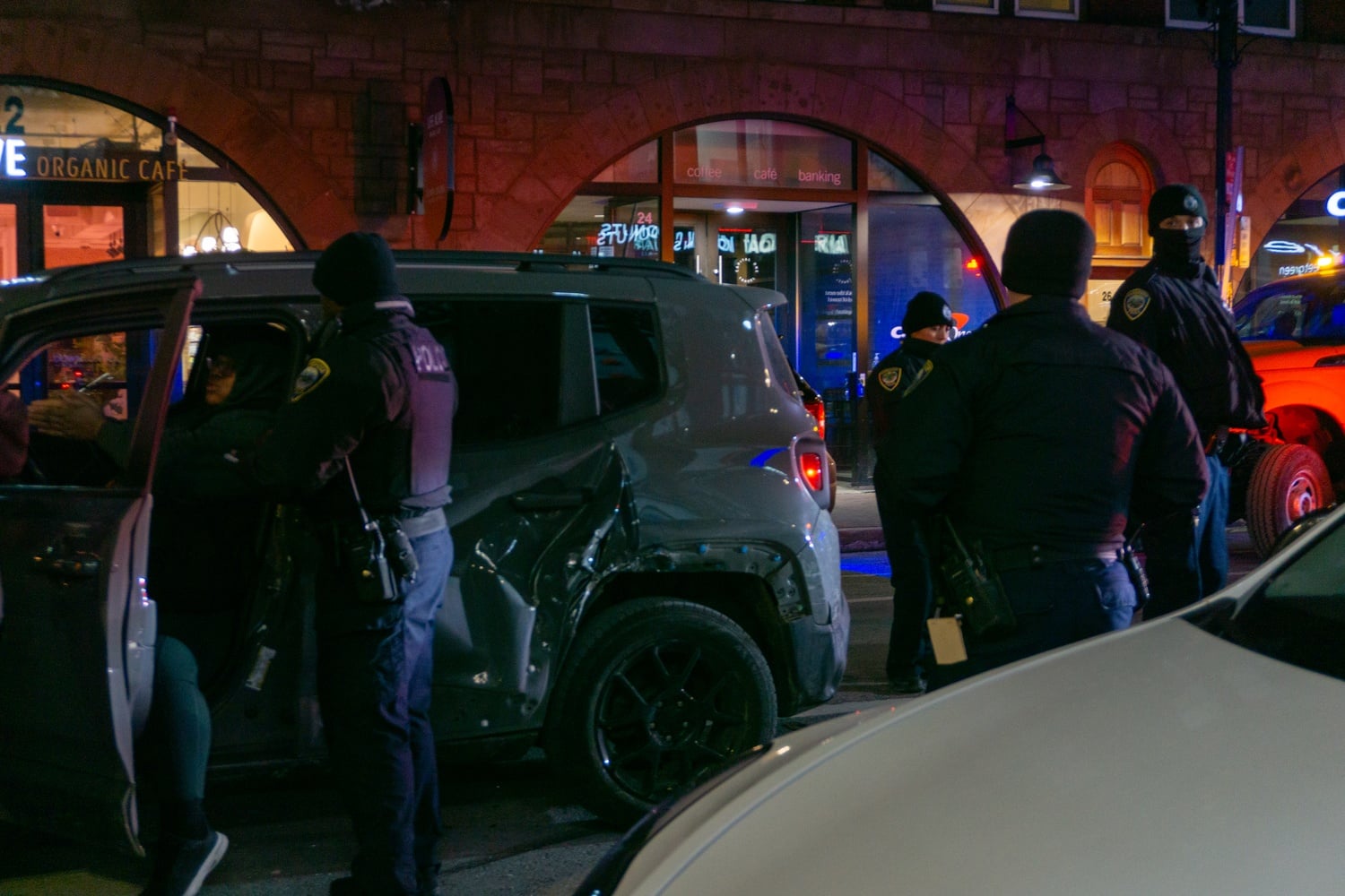 The Cambrige Police Department responded to a seven-car crash on Wednesday night.