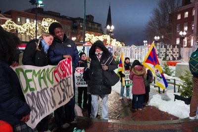 Cover image for Harvard Out of Occupied Palestine Protest Wednesday Feb. 12
