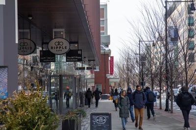 Cover image for As Lab Property Grows Out of Reach for Kendall Square Startups, Many Shift To Leasing Coworking Spaces