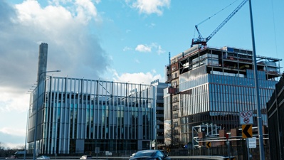 Cover image for Harvard Energy Facility Finalist for Boston Architecture Award