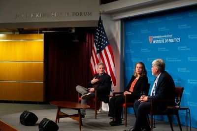 Cover image for Former Acting Health Secretary Downplays Effects of NIH Cuts at IOP Event