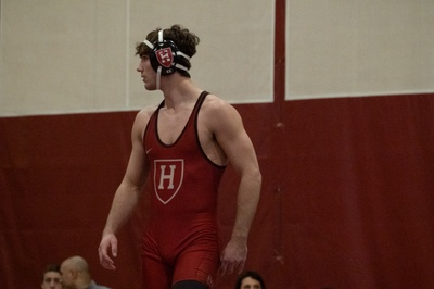 Cover image for Harvard Wrestling Duels to Seventh Place at NWCA National Duals
