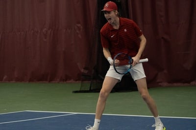 Cover image for No. 11 Harvard Men’s Tennis Battles Past Middle Tennessee, Sweeps Weekend Competition