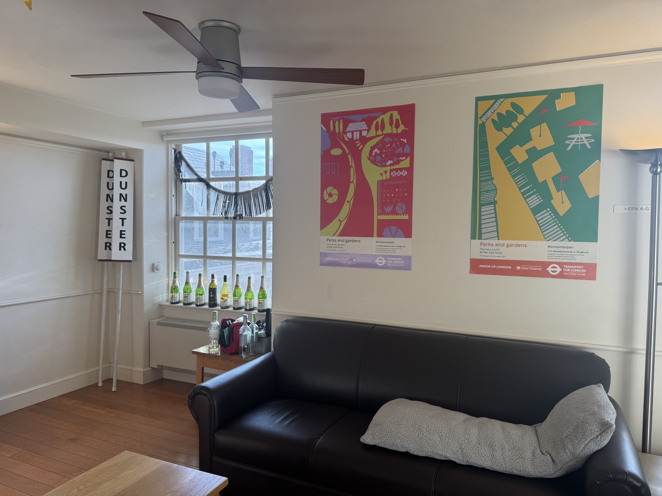 A senior's common room in Dunster House