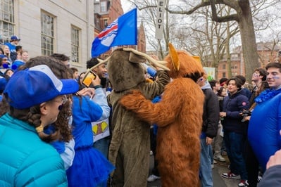 Cover image for Dunster Moose and Eliot Mastodon Confrontation