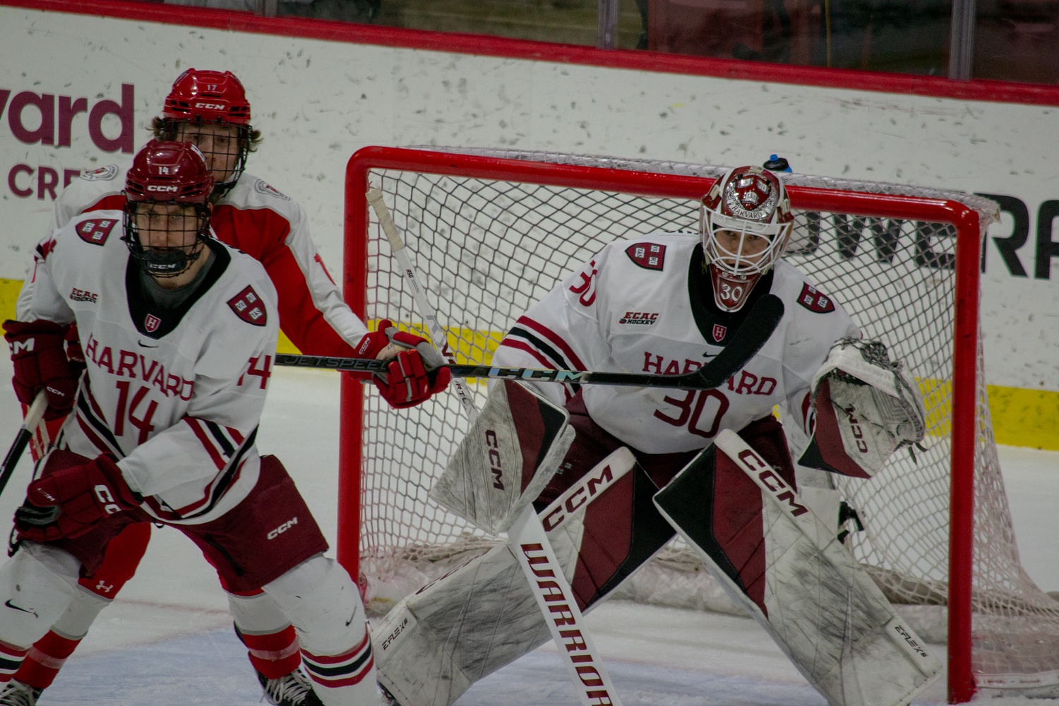 Koskenvuo protects the goal against RPI.