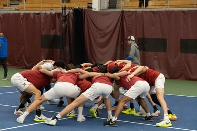 Cover image for Harvard Men’s Tennis Begins Outdoor Season in California