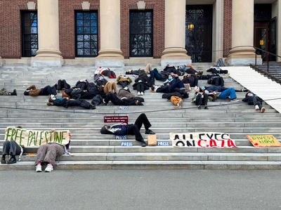 Cover image for HOOP Die-In at Widener