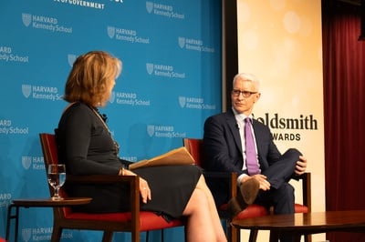 Cover image for CNN Anchor Anderson Cooper Honored With 2025 Goldsmith Career Award