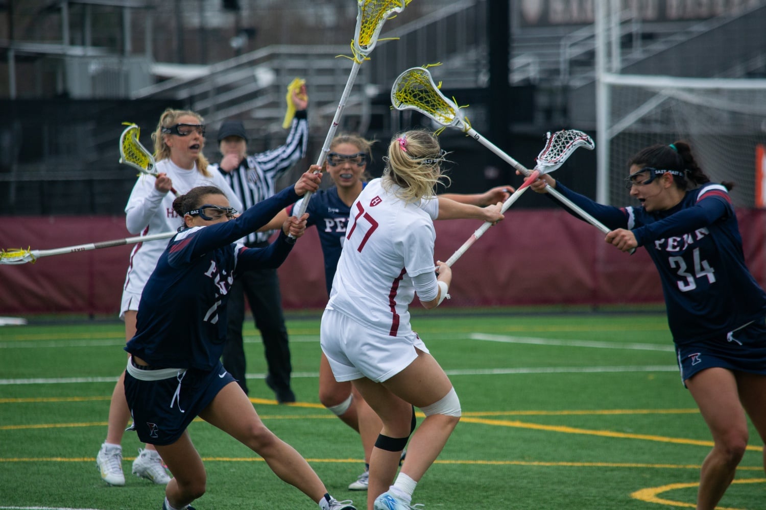 After upsetting a major conference rival, the women's lacrosse team faces off against Cornell next weekend.