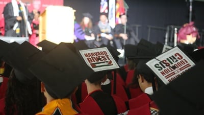 Cover image for Harvard Medical School Nixed a 2024 Graduation Speaker Over Pro-Palestine Statements