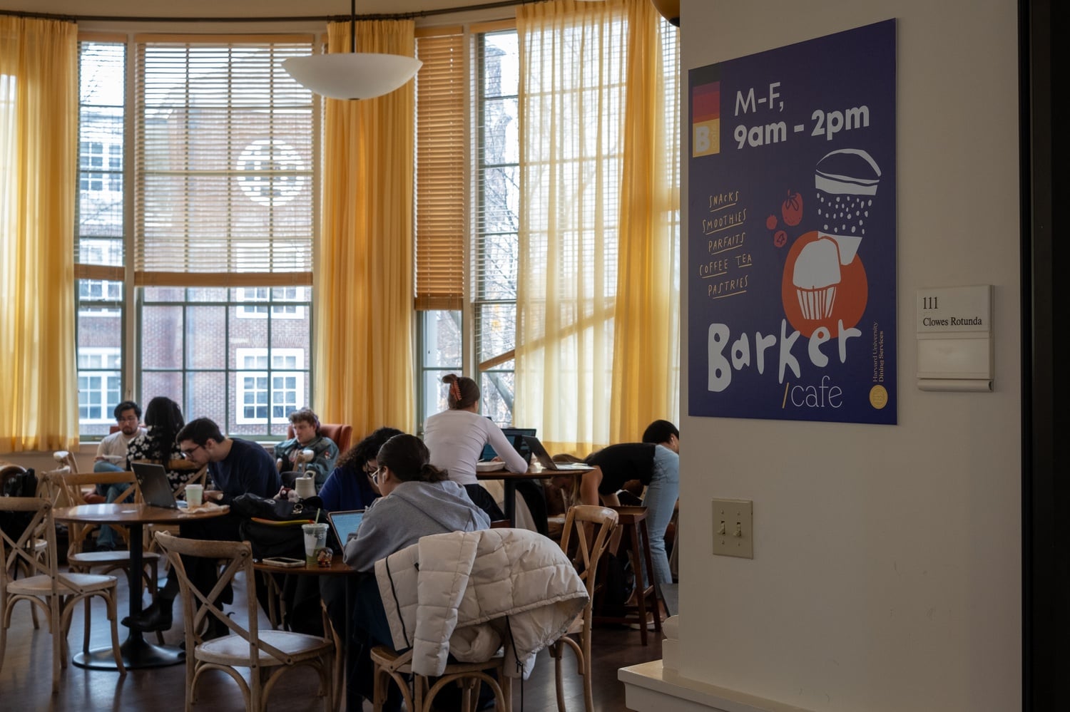 Student workers at the Barker Center Cafe unionized in fall 2023 alongside other students working in non-academic jobs in cafes, libraries, and the former Office of Equity, Diversity, Inclusion, and Belonging. The FAS announced it had closed Barker Cafe on Wednesday.