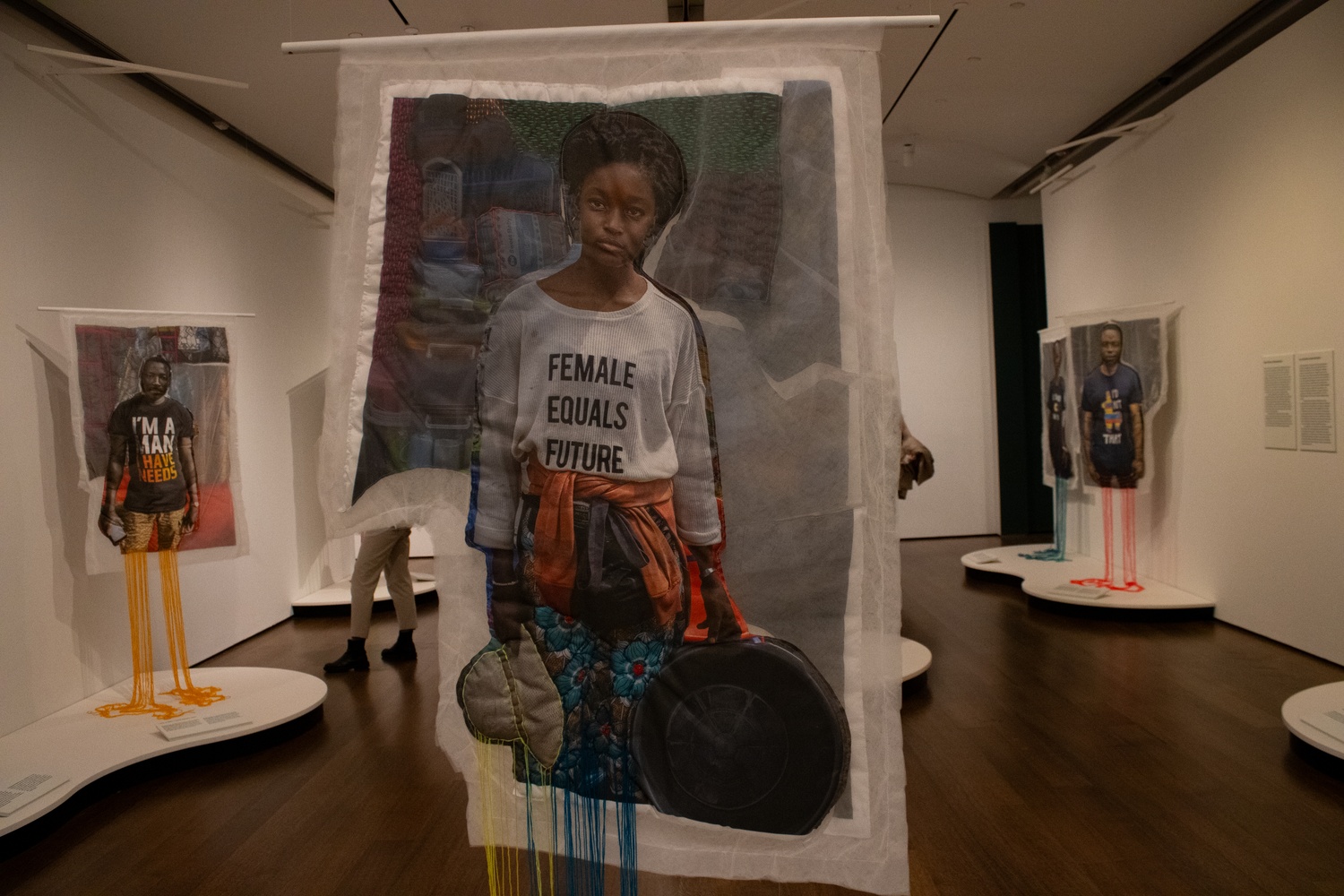 “Joana Choumali: Languages of West African Marketplaces” is on display at Harvard Art Museums until May 11.