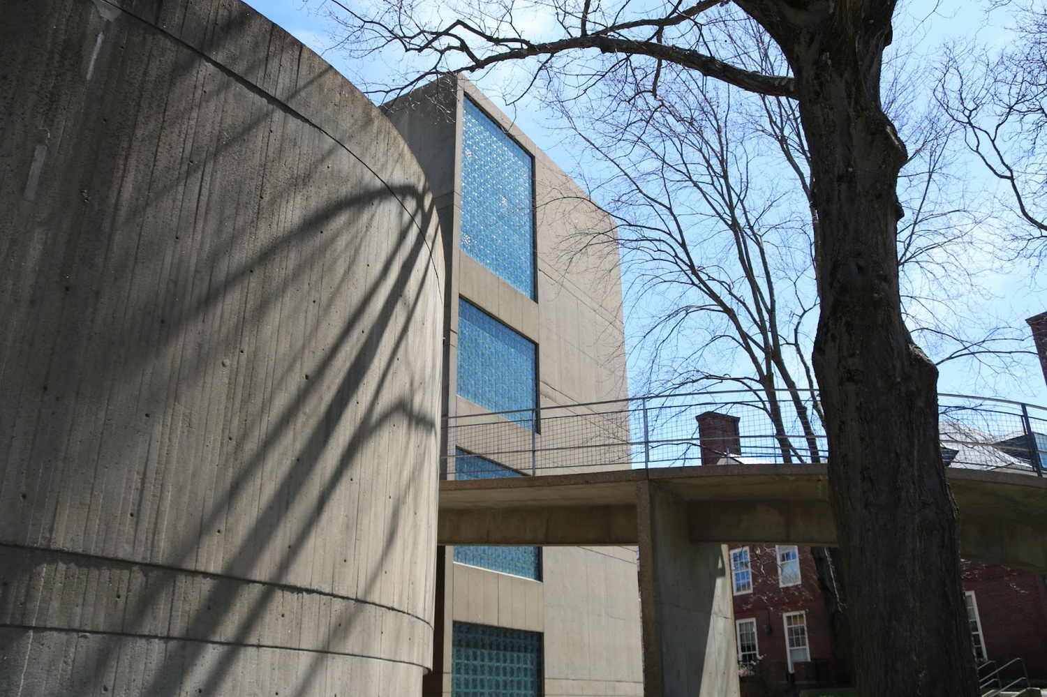 The Carpenter Center's façade.