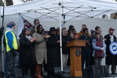 Cover image for AAUP Protest