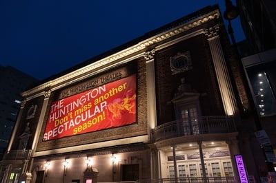 Cover image for Exterior of The Huntington Theatre