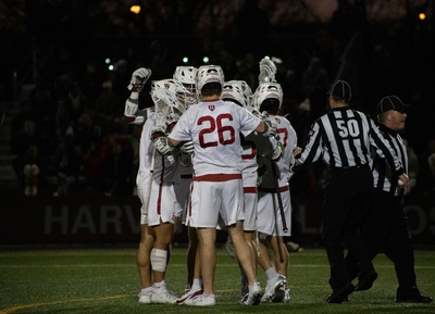 Cover image for No. 10 Harvard Men’s Lacrosse Falls to No. 1 Cornell 20-12