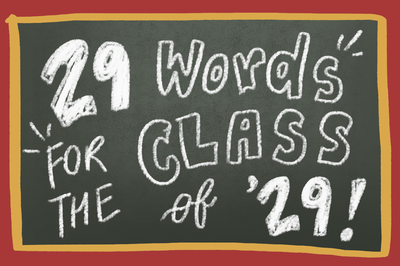 Cover image for 29 Words for the Class of 2029