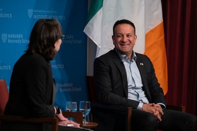 Cover image for Former Irish Prime Minister Relives His Tenure at 2025 Gustav Pollak Lecture