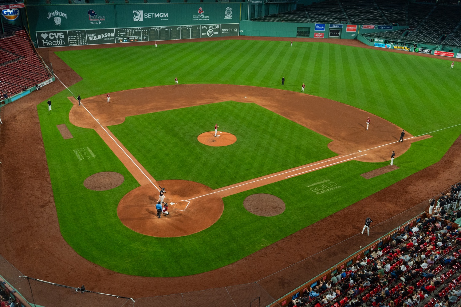Harvard's baseball team took on Northeastern at Fenway Park, the first time in 5 years that the tournament was held at the historic venue.