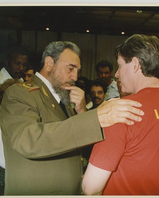 Cover image for Ed Childs with Fidel Castro