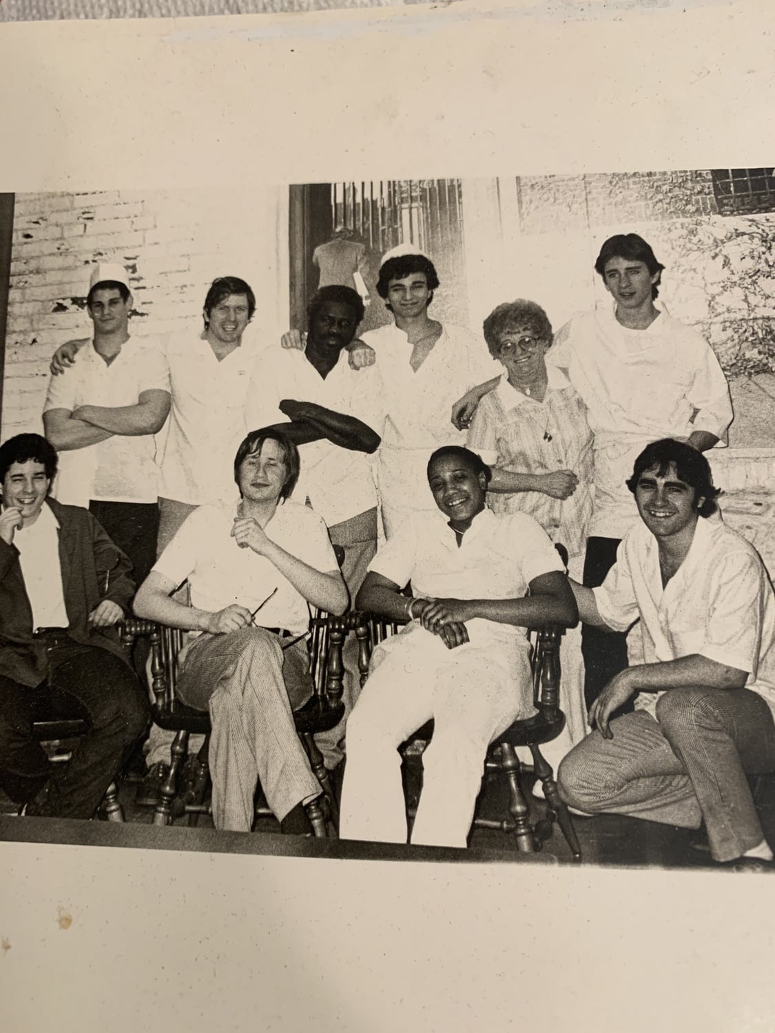 Childs (back row, second from the left) with Passie A. Harley (front row, second from the right).